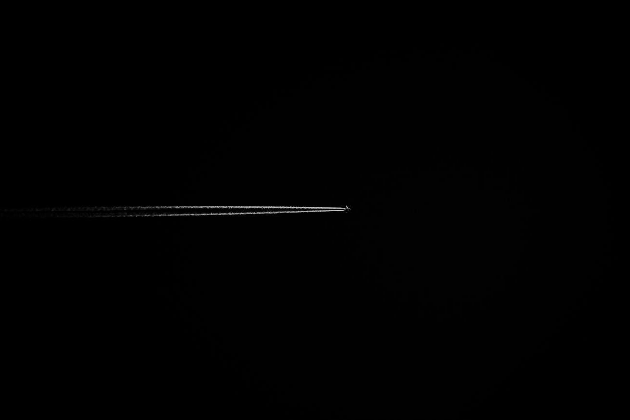 fine tip on black surface